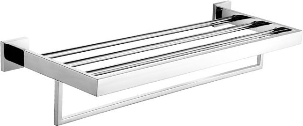 KWC Aquarotter Doppelhandtuchstange, CUBUS, Edst., 600x122x220 mm, AP, hgl, Regal, 2000106361