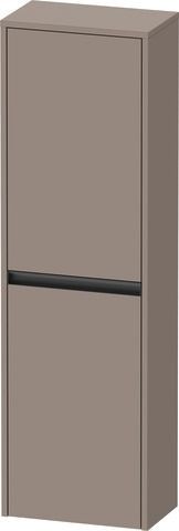 Duravit Ketho.2 Halbhochschrank Basalt Matt 400x240x1320 mm - K21319L43430000