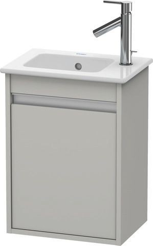 Duravit Ketho Waschtischunterbau wandhängend Betongrau Matt 400x285x550 mm - KT6417L0707