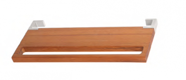 Terma Ablage mit Reling Triga, für Heizkörper Breite:380mm, Teak