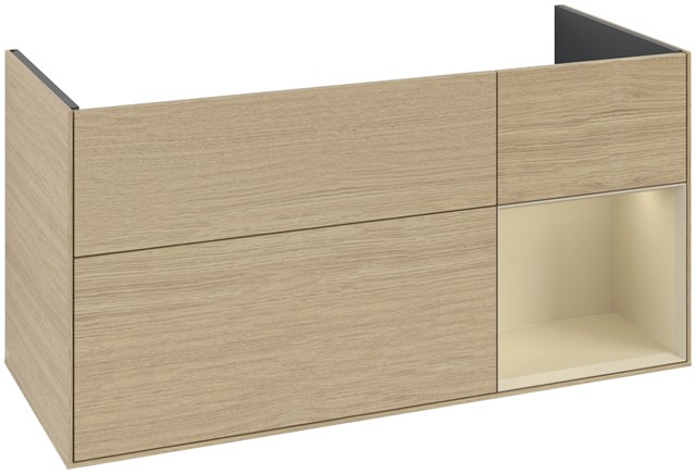 Villeroy & Boch Waschbeckenunterschrank Finion F07 1196x591x498mm m Bel FK/RE/AP: PC/HJ/- F070HJPC