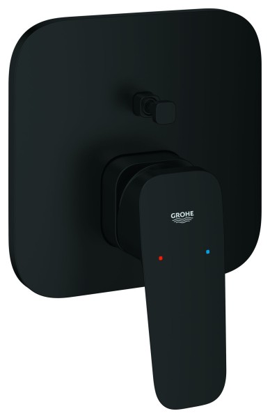 Grohe EH-Wannenbatterie Cubeo 101778 Fertigmontageset für 35604 matt black, 1017782430