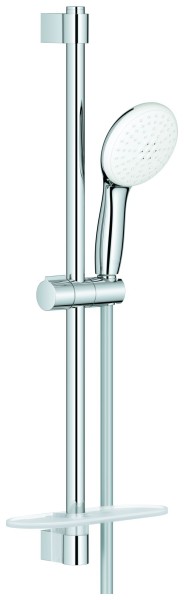 GROHE Brausestangenset Tempesta 110 27926_3 600mm 2 Strahlarten Ablage chrom, 27926003