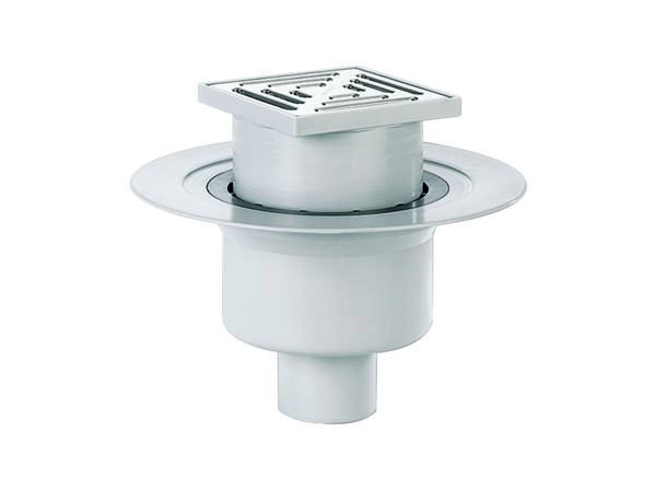 DALLMER Bodenablauf 61 HT/KE, DN 50/ DN 70, 150 x 150 mm