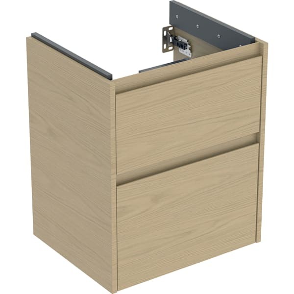 Geberit Renova Plan Unterschrank für Waschtisch, mit zwei Schubladen: 50.4x60.6x40.5cm, 504025PS1