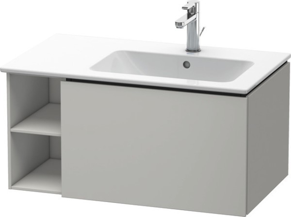Duravit L-Cube Waschtischunterbau wandhängend Betongrau Matt 820x481x400 mm - LC619200707
