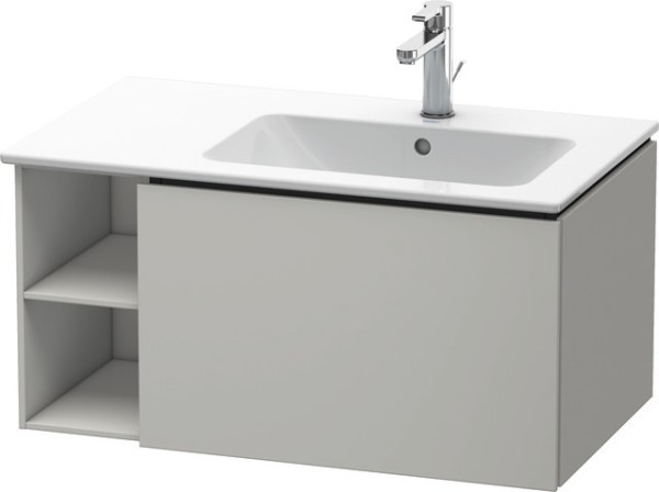 Duravit L-Cube Waschtischunterbau wandhängend Betongrau Matt 820x481x400 mm - LC6192007070E00