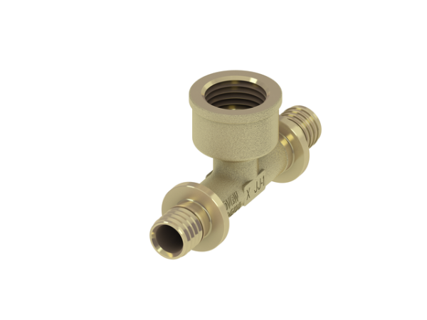 Tece flex T-Stück IG Dim.20 x Rp 1/2" x 20, Siliziumbronze, 709802