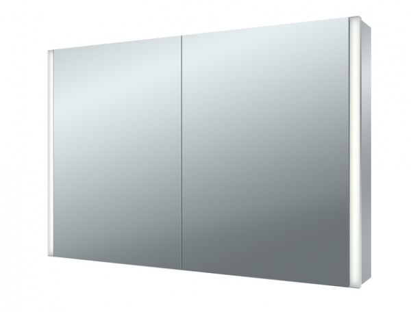 Emco asis LED-Lichtspiegelschrank Select, Aufputz, 1000 mm, 2-türig, Bluetooth, 949705014