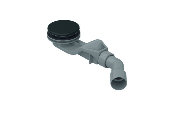 Bette Duschwanne Duschfläche Ab- und Überlauf BetteSolid 30 schwarz, B597-056