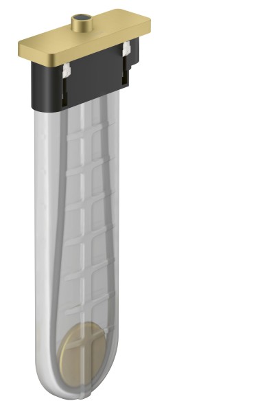 Hansgrohe Wannenrandset sBox softsquare Axor brushed brass, 28017950