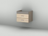 Sanipa Sanipa Waschtischunterschrank 2morrow MR87017, Ulme Impresso, H:430, B:525, T:440 mm