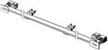 Viega Stegrost Advantix Vario 4967.33, in 300-1200mm Edelstall schwarz