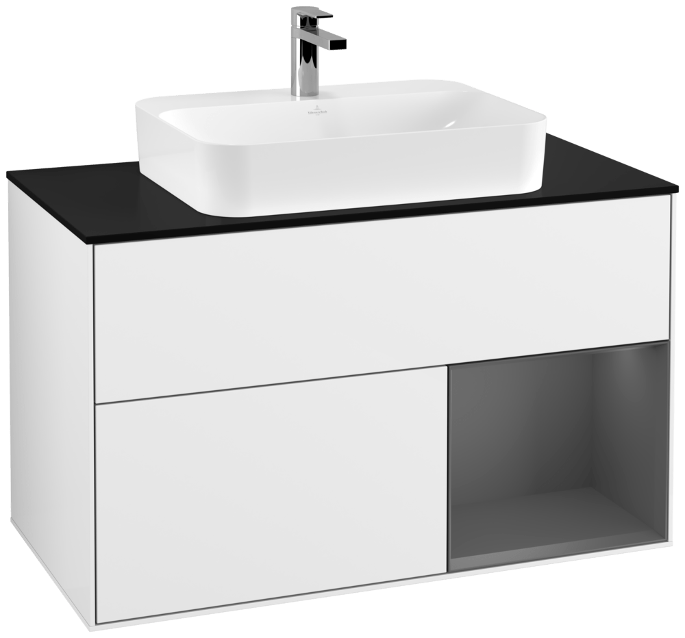 Villeroy & Boch Waschtischunterschrank Finion F37 1000x603x501mm WT mittig, F372GKGF F372GKGF