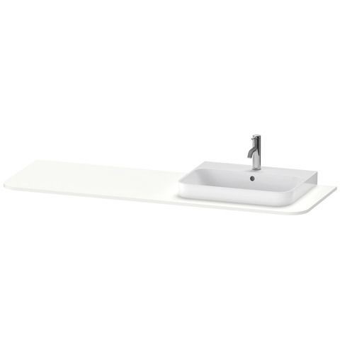 Duravit Happy D.2 Plus Konsole Weiß Seidenmatt 1600x550x16 mm - HP031HR3636