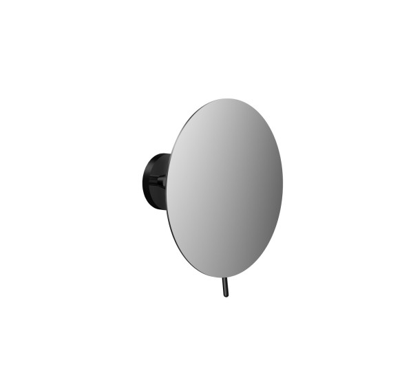 emco Kosmetikspiegel round mit emco glue system, 3-fach, rund, D: 200 mm, schwarz, 109413338