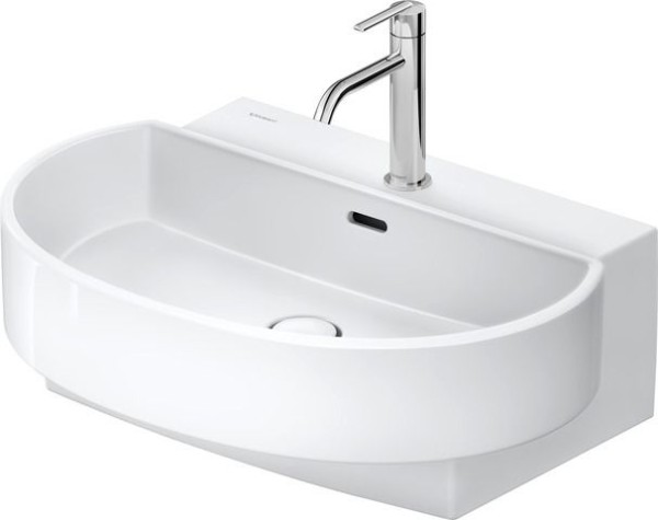 Duravit Balcoon Waschtisch 650x480, mit Überlauf, mit Hahnloch,