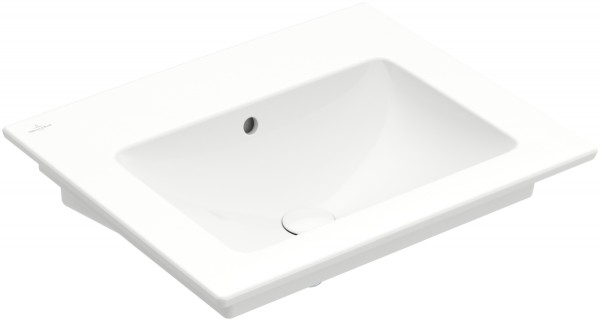 Villeroy & Boch Waschtisch Venticello, 41246201, B: 600, T: 500mm, Weiß Alpin