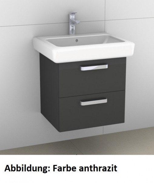 Artiqua 413 Waschtischunterschrank für IT! 121960 Quarzgrau Matt Select, 413-WU2L-K110-7163-173