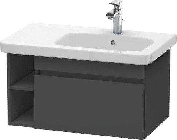 Duravit DuraStyle Waschtischunterbau wandhängend Graphit Matt 730x448x398 mm - DS639304949