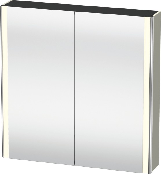 Duravit XSquare Spiegelschrank Taupe 800x155x800 mm - XS7112060600000