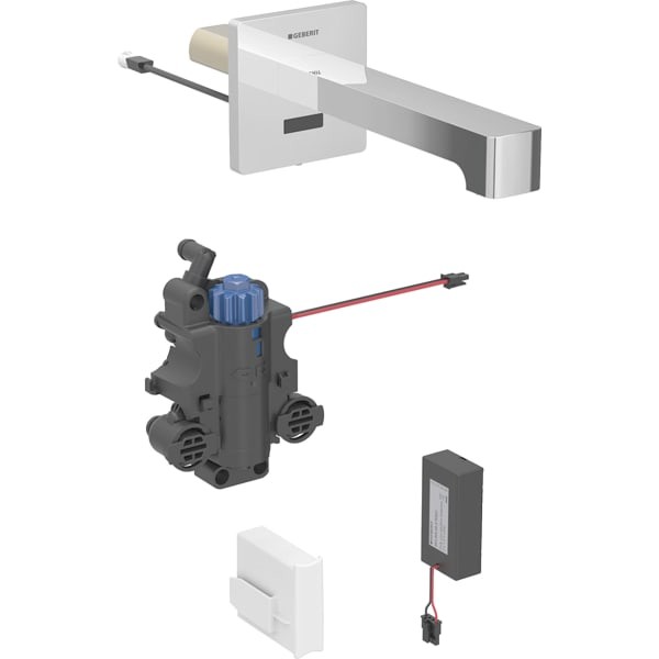 Geberit Brenta Waschtisch-Armatur, Wandmontage, Batterie
