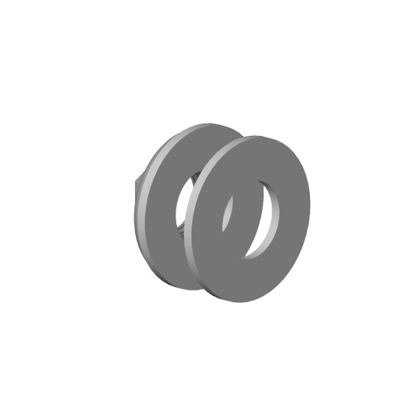 Dornbracht Befestigung mit Dichtungen Ersatzteile 04231001001 D. 45 mm, 1/2"