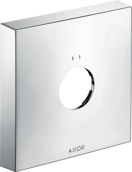 Hansgrohe Verlängerungsrosette Axor eckig rot/blau 1-Loch polished red gold, 14965300