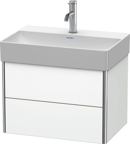 Duravit XSquare Waschtischunterbau wandhängend Weiß Supermatt 584x390x397 mm - XS416708484