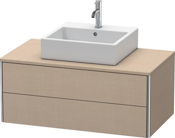 Duravit XSquare Konsolenwaschtischunterbau wandhängend Leinen Matt 1000x548x400 mm - XS491107575