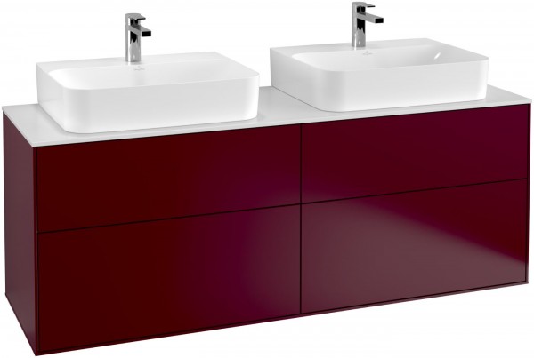 Villeroy & Boch Waschtischunterschrank Finion G18 1600x603x501mm Wandbel f. 2 Waschtische, G18100HB