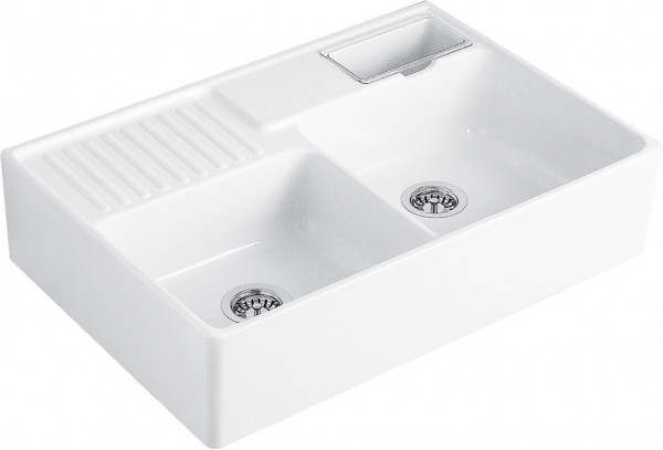 Villeroy & Boch Spülstein 632391 895x630mm Spülbecken m.tig aus Keramik Mosaique, 632300M1