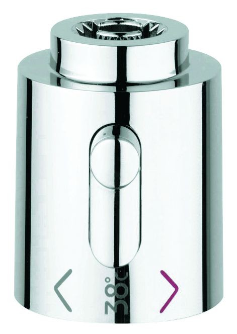 Grohe Temperaturwählgriff Atrio 06676 für Thermostat chrom, 06676000 06676000