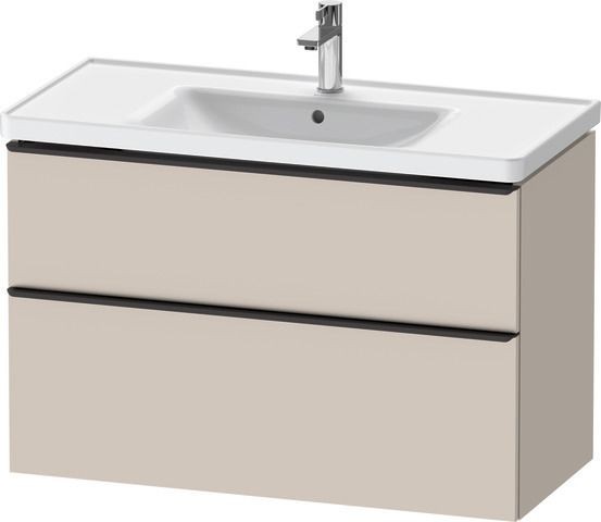 Duravit D-Neo Waschtischunterbau wandhängend Taupe Matt 984x452x625 mm - DE43560BD910000