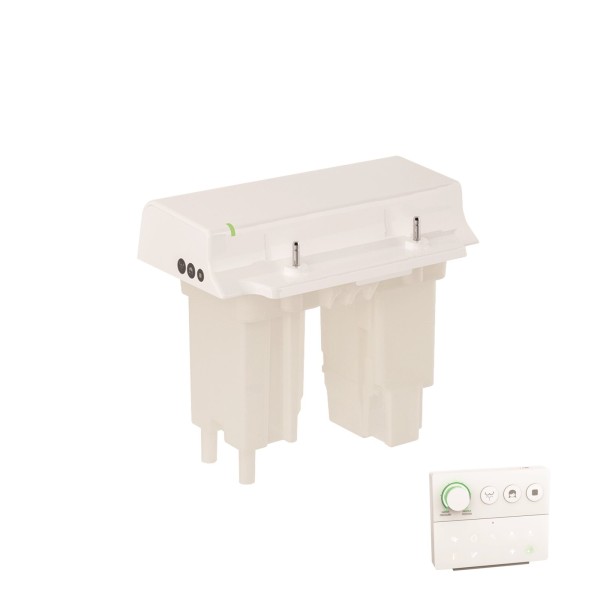KLUDI-CLEANTRONIC Intelligente Bidet-Einheit mit Fernbedienung Weiß glänzend