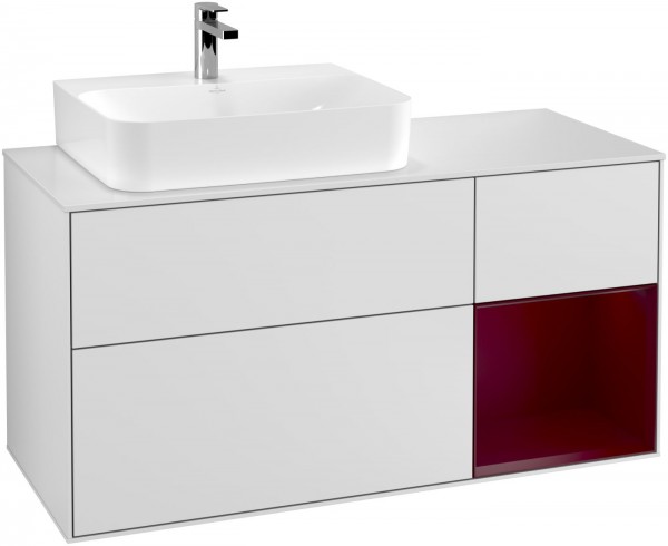 Villeroy & Boch Waschtischunterschrank Finion F15 1200x603x501mm WT links , F151HBMT