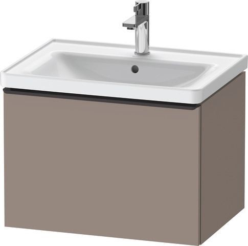 Duravit D-Neo Waschtischunterbau wandhängend Basalt Matt 634x452x440 mm - DE42540BD430000