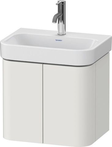 Duravit Happy D.2 Plus Waschtischunterbau wandhängend Nordic Weiß Seidenmatt 475x350x415 mm - HP4384