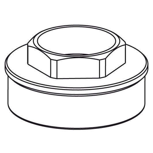 Patronenmutter M40x1, zu KWC Steuerpatrone M 35,638844
