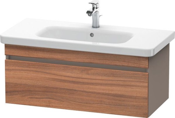 Duravit DuraStyle Waschtischunterbau wandhängend Nussbaum & Basalt Matt 930x448x398 mm - DS638207943