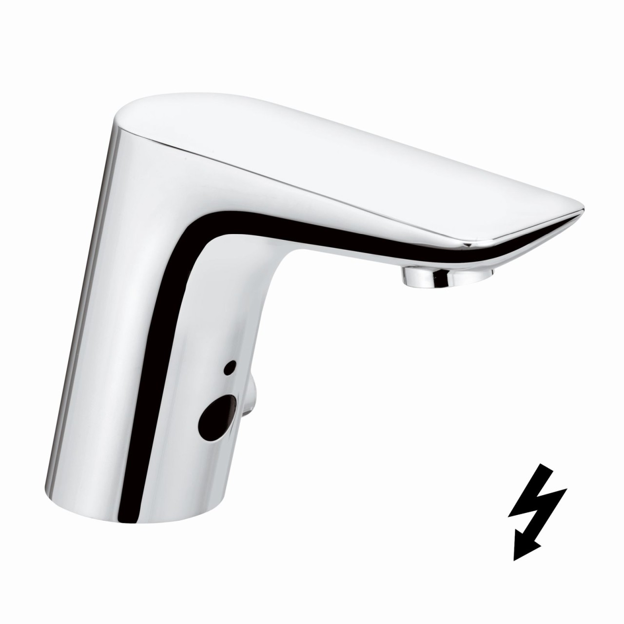 Kludi elektronische Waschtisch-Armatur Balance Niederdruck mit Netzteil chrom 5220205