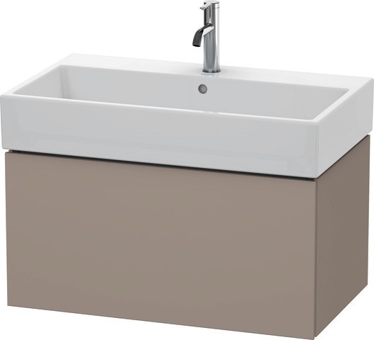 Duravit L-Cube Waschtischunterbau wandhängend Basalt Matt 784x459x394 mm - LC617704343