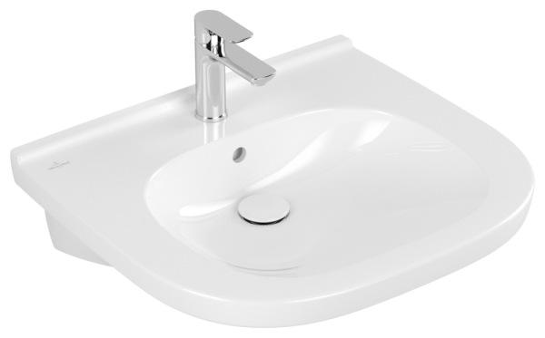 Villeroy & Boch Waschtisch vita O.novo, 411960R1, B: 600, T: 550 mm, Weiß Alpin CeramicPlus