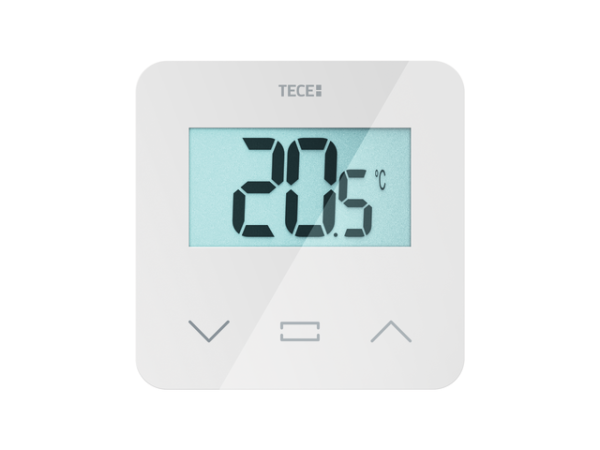 Tece floor Raumbediengerät SH-DT, Display weiß, Temperatur, 2 x AAA, 77420051
