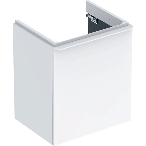 Geberit Smyle Square Unterschrank für Waschtisch, m. 1 Tür li 53,6x61,7x43,3cm, weiß, 500366001