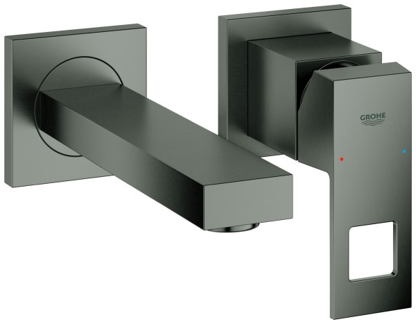 GROHE 2-Loch-WT-Wandbatt. Eurocube 19895 FMS Ausladung 171mm hard graphite geb., 19895AL0