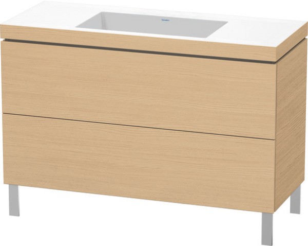 Duravit L-Cube c-bonded Set bodenstehend Natur Eiche Matt 1200x480x698 mm - LC6939N3030