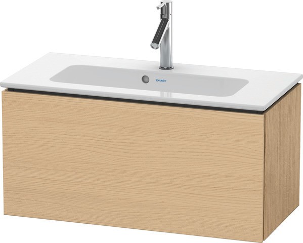 Duravit L-Cube Waschtischunterbau wandhängend Natur Eiche Matt 820x391x400 mm - LC6157030300A00