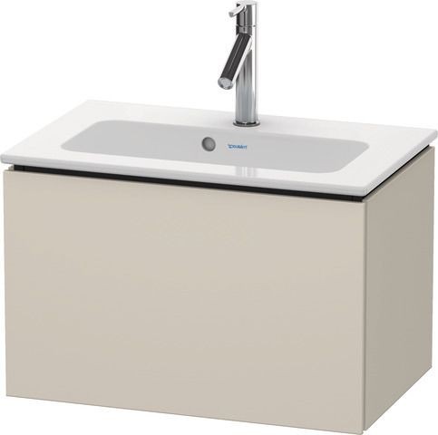 Duravit L-Cube Waschtischunterbau wandhängend Taupe Supermatt 620x391x400 mm - LC615608383