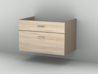 Sanipa Sanipa Waschtischunterschrank 2morrow MF31782, Weiss-Hochglanz, H:510, B:800, T:520 mm